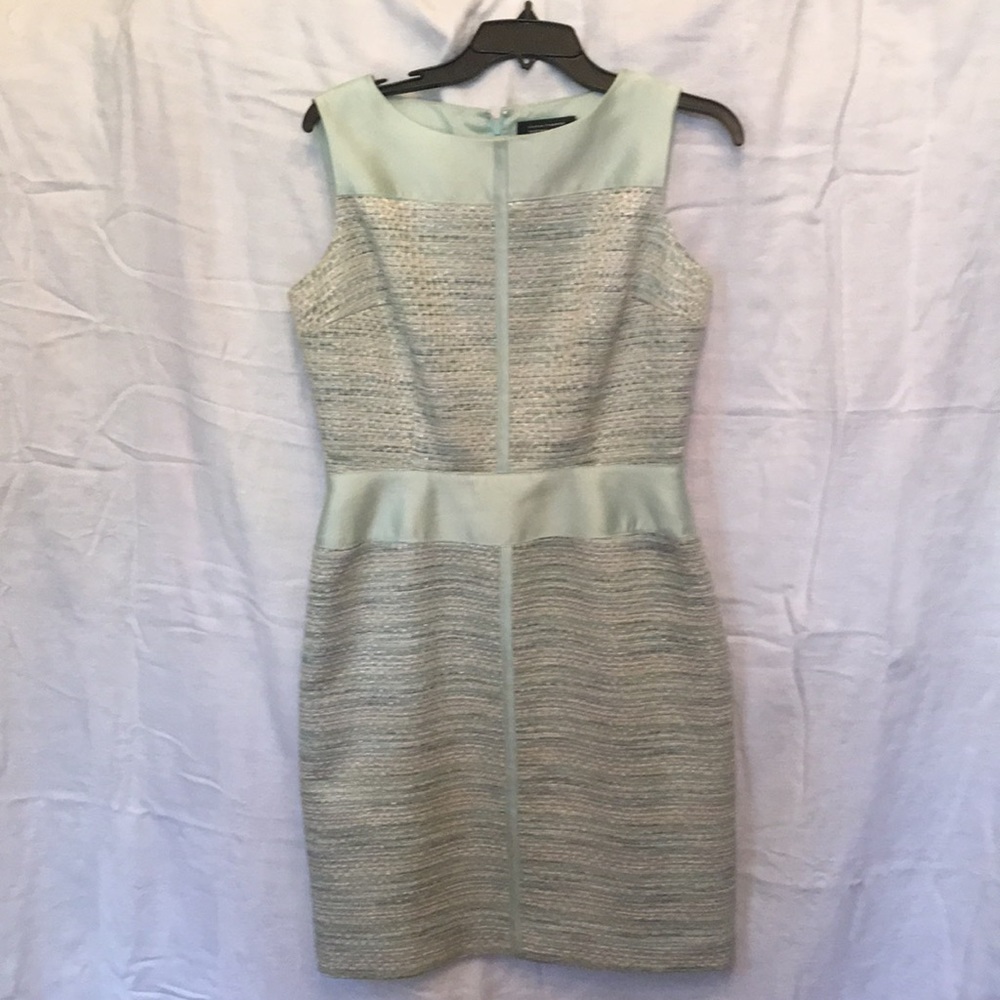 Teri Jon mint green cocktail or luncheon dress